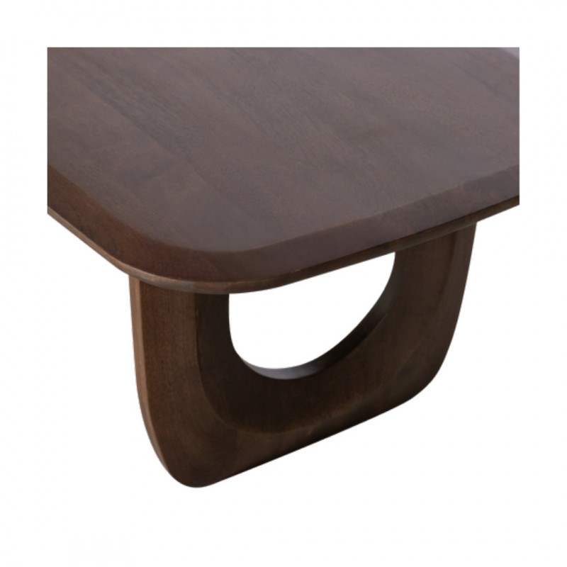 CAFE TABLE U LEG BROWN MANGO WOOD - CAFE, SIDE TABLES